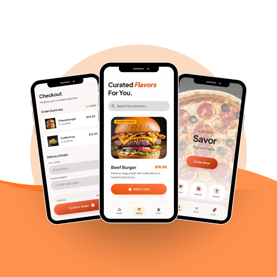 Modern Food Delivery App UI UX Design-0